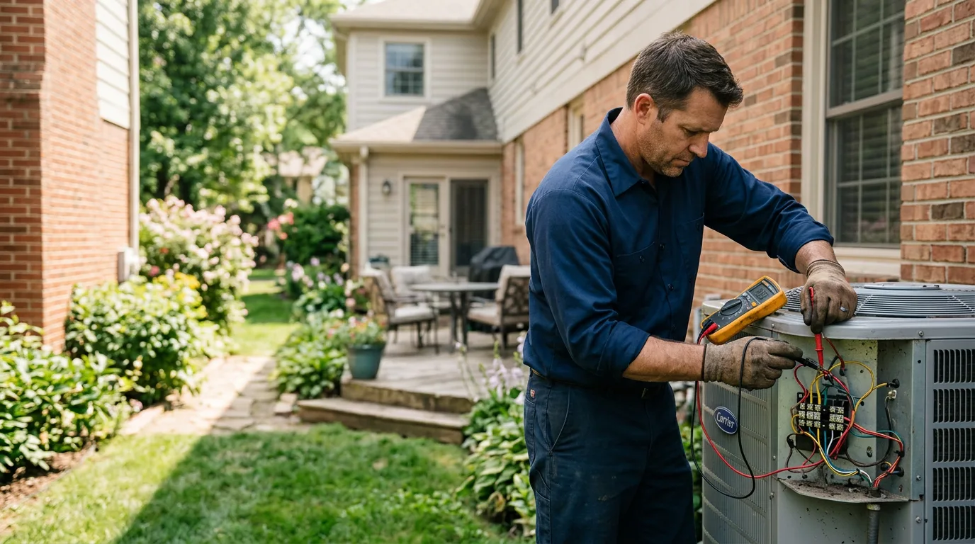 HVAC technician working near Pennington, TX
